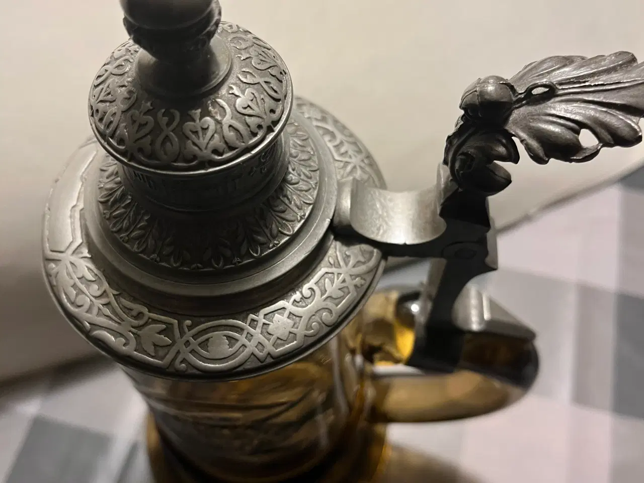 Billede 2 - Øl krus med låg