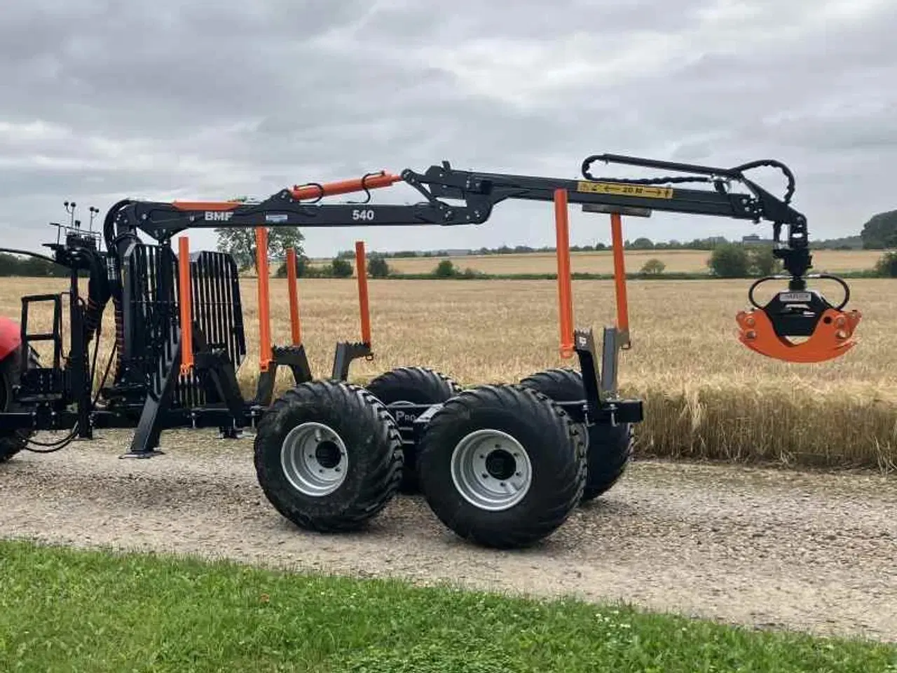 Billede 5 - 5 t BMF skovvogn med 4,3 m kran