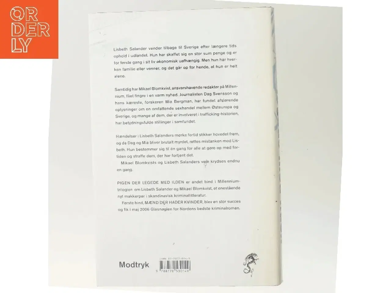 Billede 3 - Pigen Der Legede Med Ilden af Larsson, Stieg (Bog)