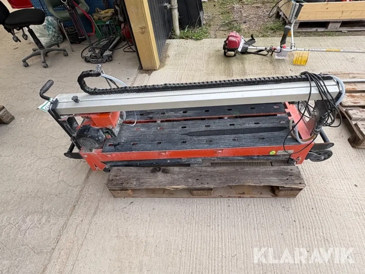 Billede 5 - Fliseskærer på bord Gölz TS250