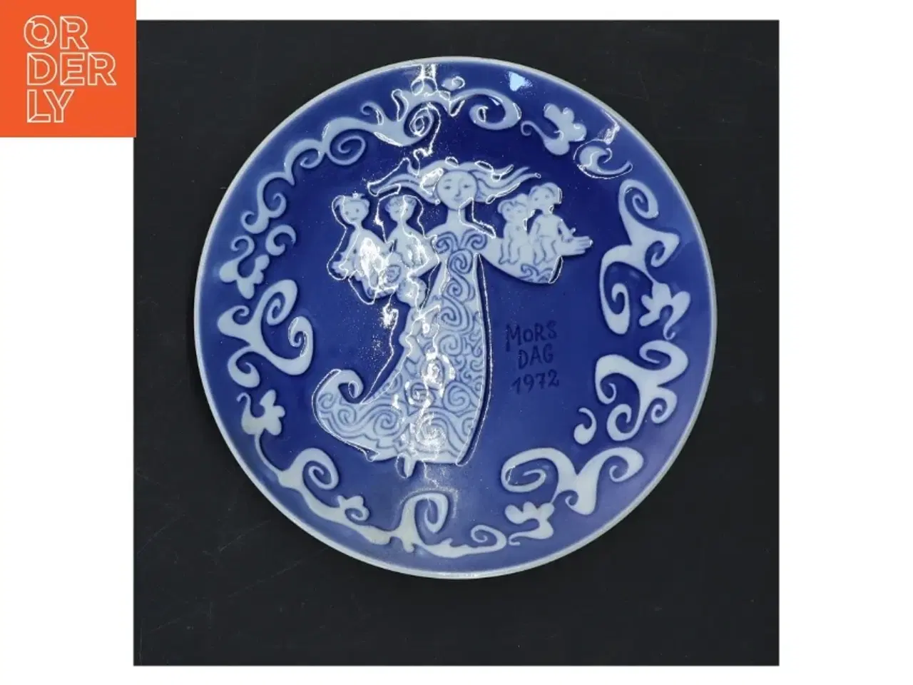 Billede 1 - Mors Dag 1972 platte fra Royal Copenhagen (str. Ø 15,5 cm)