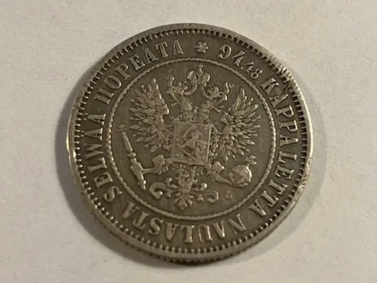 Billede 2 - 1 Markka 1892 Finland