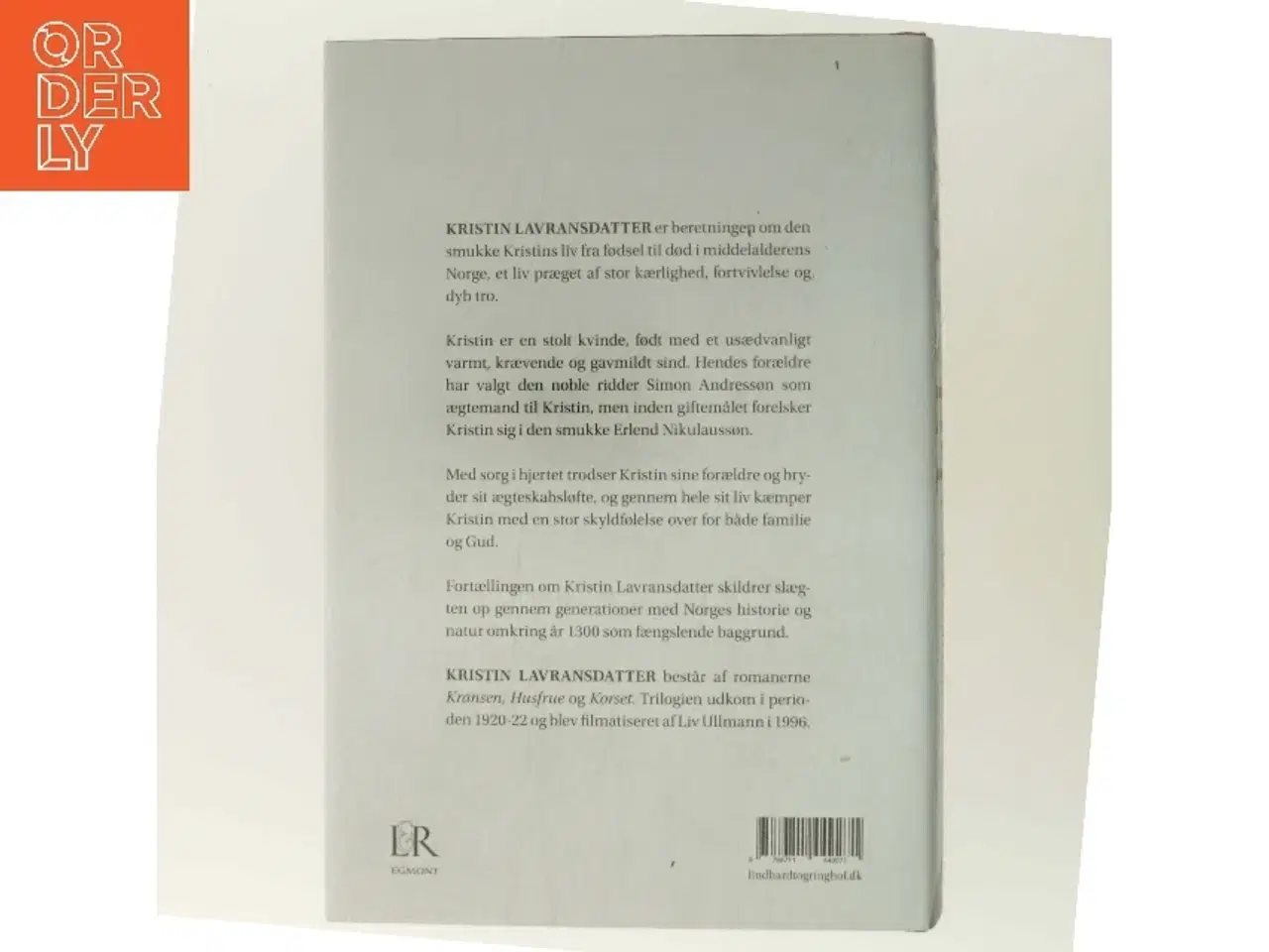 Billede 3 - Kristin Lavransdatter : Kransen, Husfrue, Korset af Sigrid Undset (Bog)