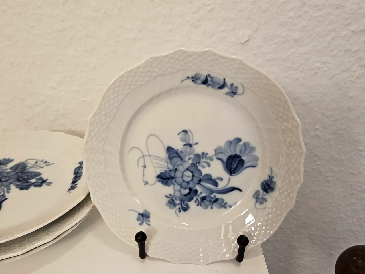 Billede 2 - Royal Copenhagen Blå Blomst tallerkener 4 stk