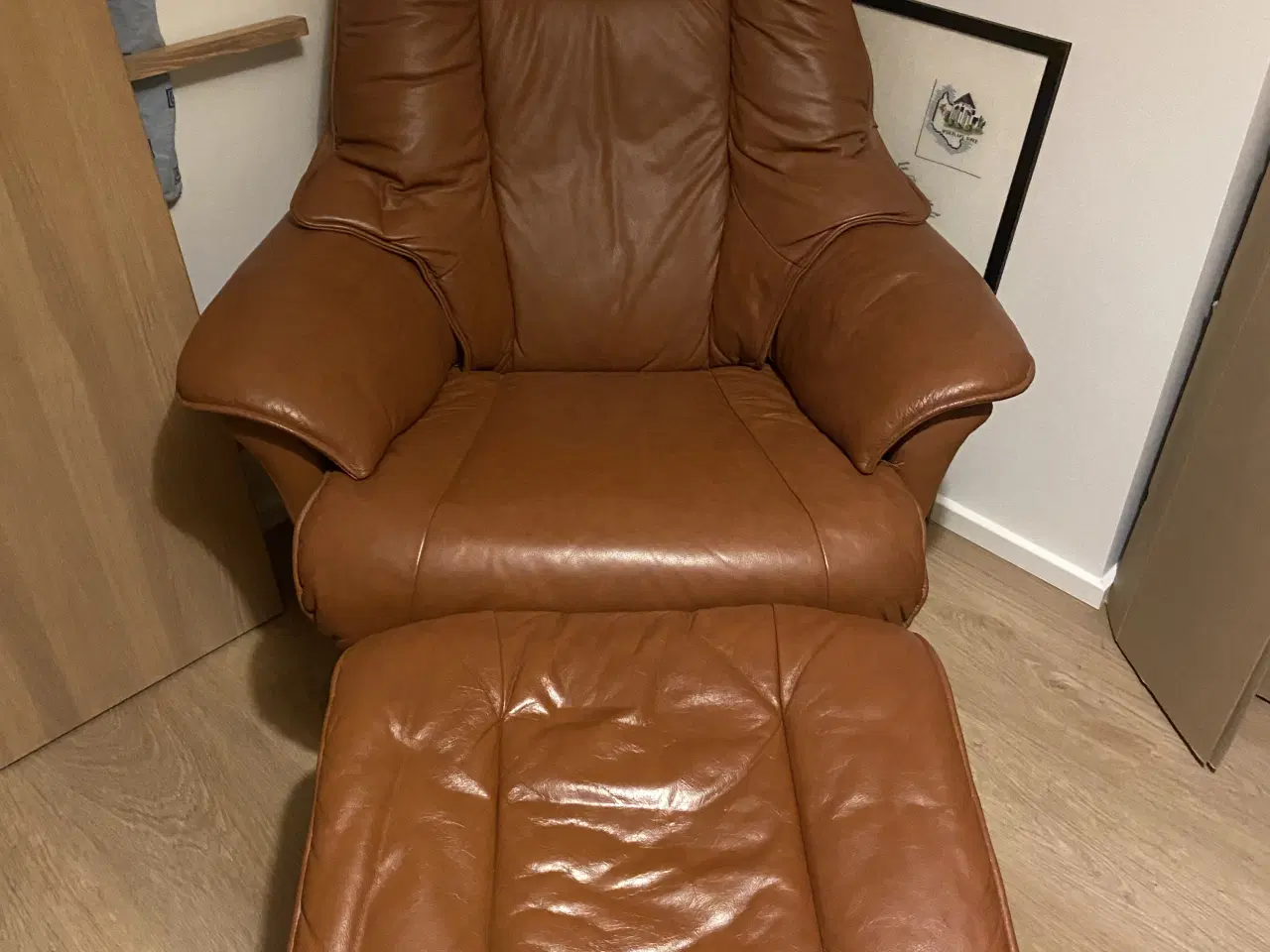 Billede 1 - Brun / cognac lænestolle