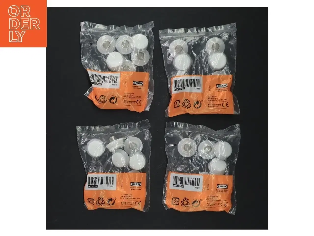 Billede 2 - 4 Pakker med FIXA møbelsko fra IKEA (str. 2,5 cm)