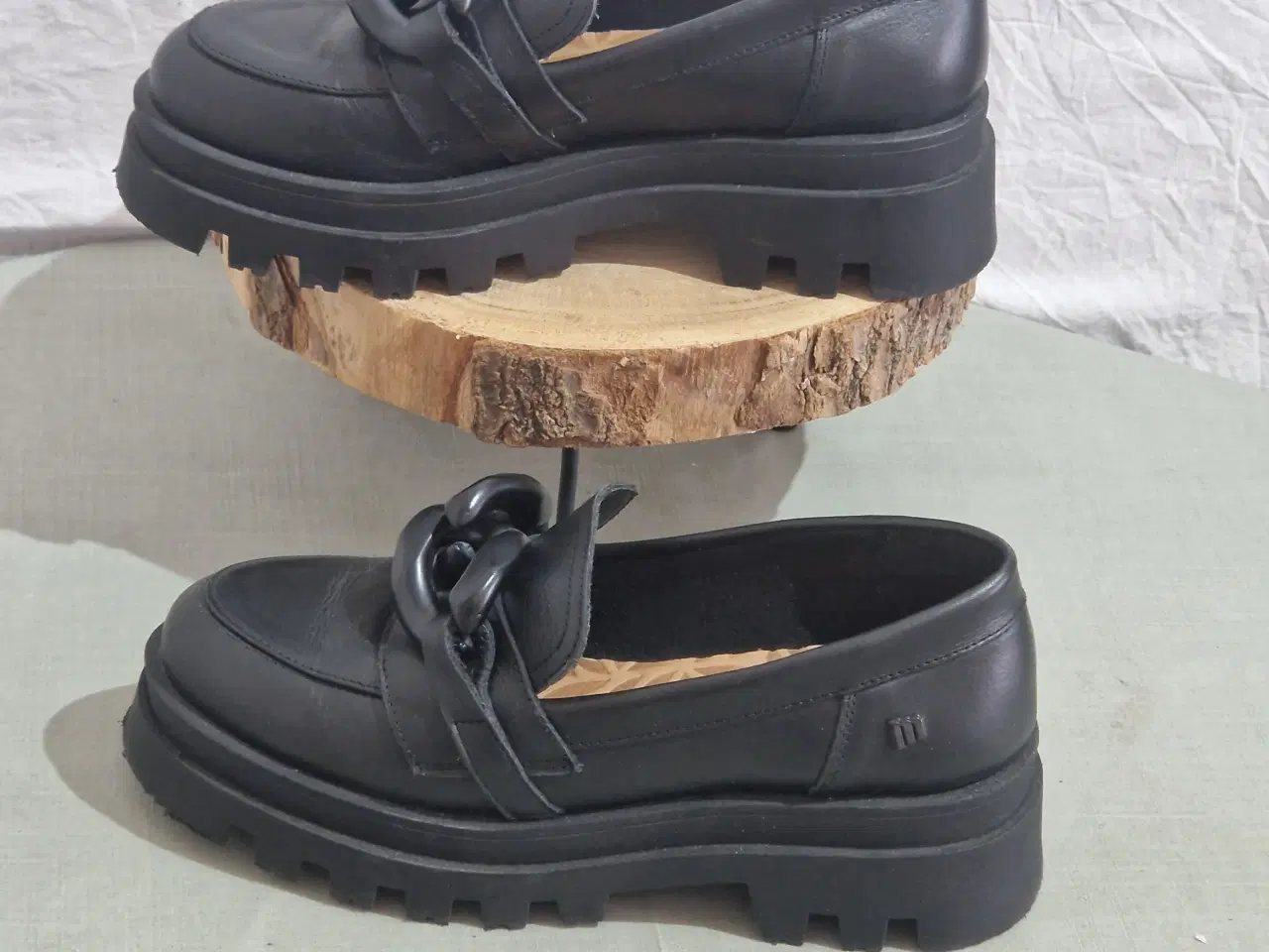 Billede 4 - Minga London Loafers, Sort, Str. 38