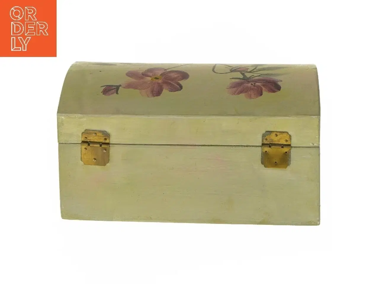 Billede 2 - Dekorativ træ kiste (str. 21,5x13,5 cm)