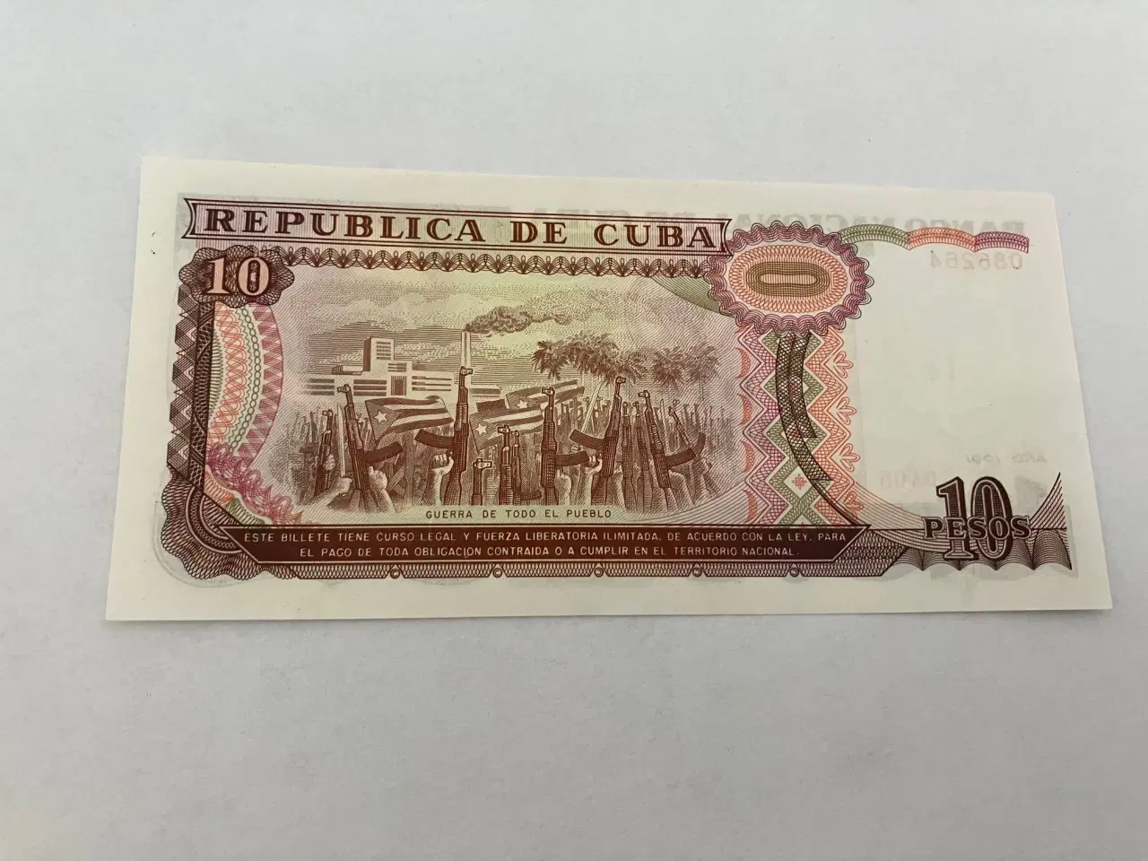 Billede 2 - 10 Pesos Cuba 1991