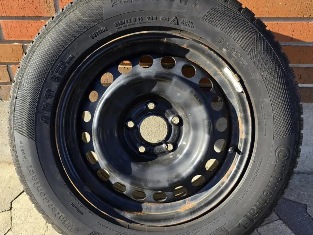 Billede 4 - 4 vinterhjul t Renault Capture på stålfælge Conti