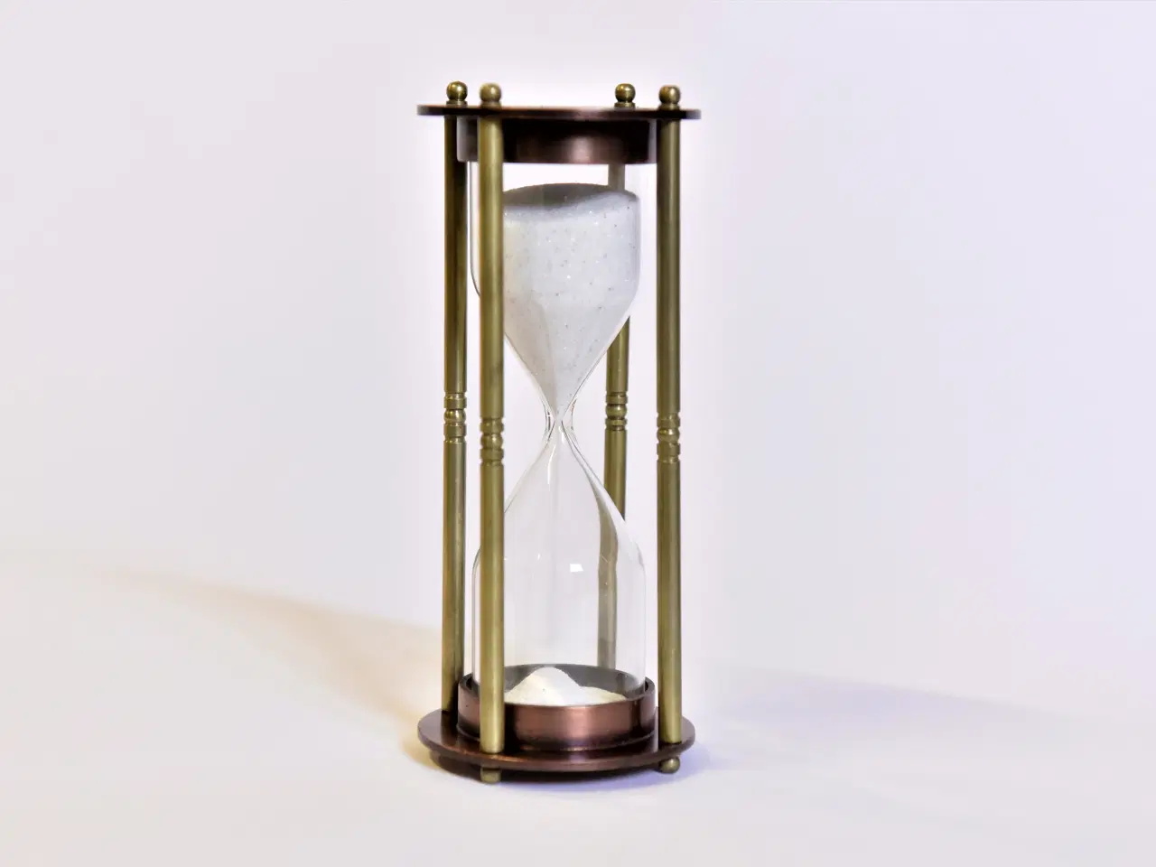 Billede 1 - Nautisk sand ur/timeglas i messing