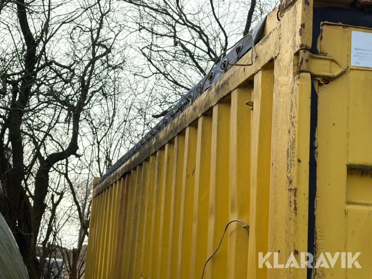 Billede 12 - Skibscontainer med presenning - 20 fod