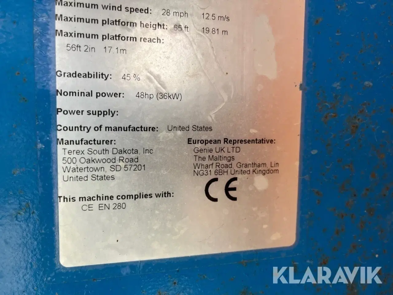 Billede 8 - Bomlift Genie S-65