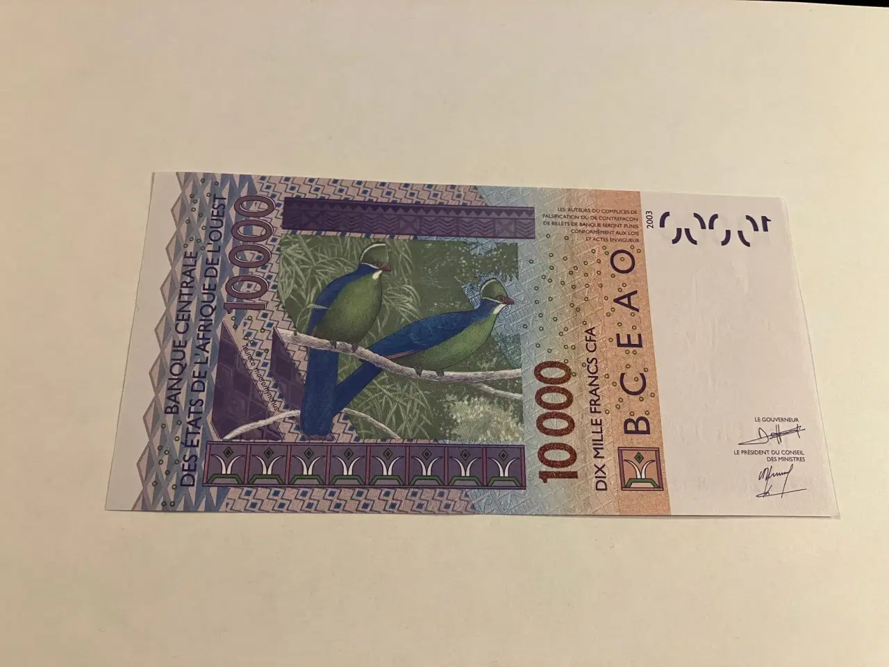 Billede 2 - 10000 Francs WestAfrica