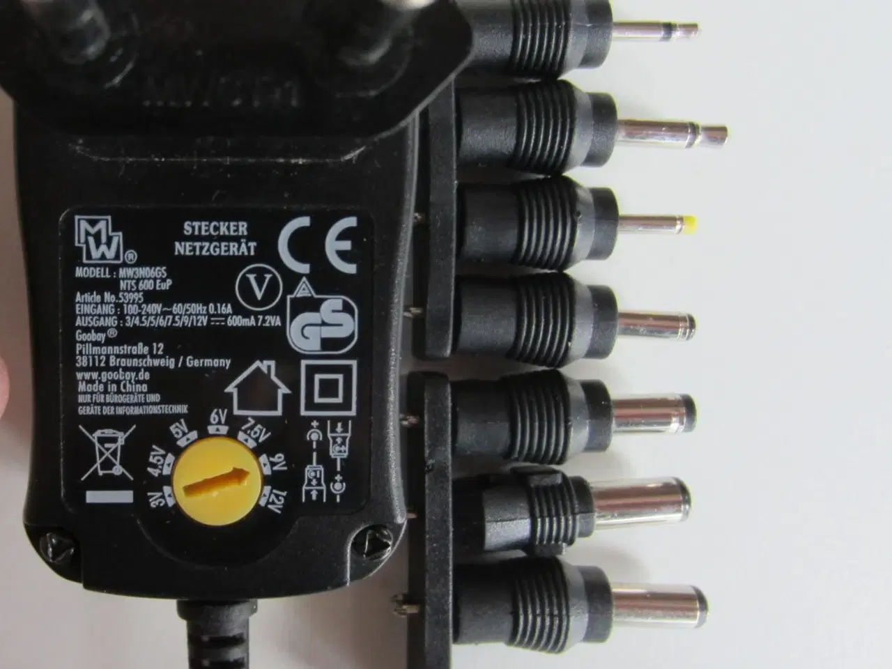 Billede 2 - Universal Strømforsyning MW3N06GS med trinvis