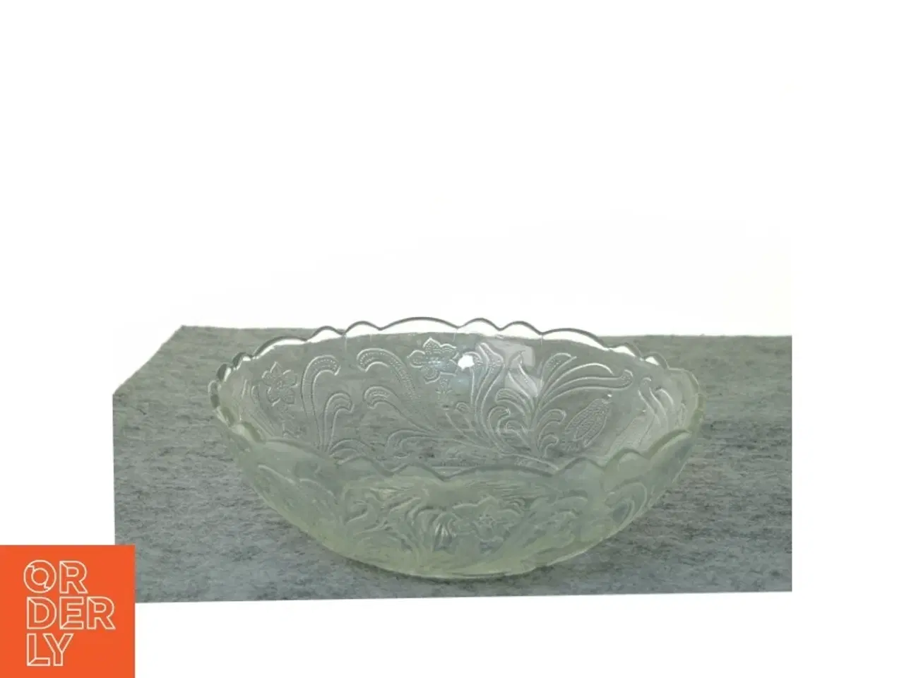 Billede 1 - Glasskål (str. 21 x 6 cm)