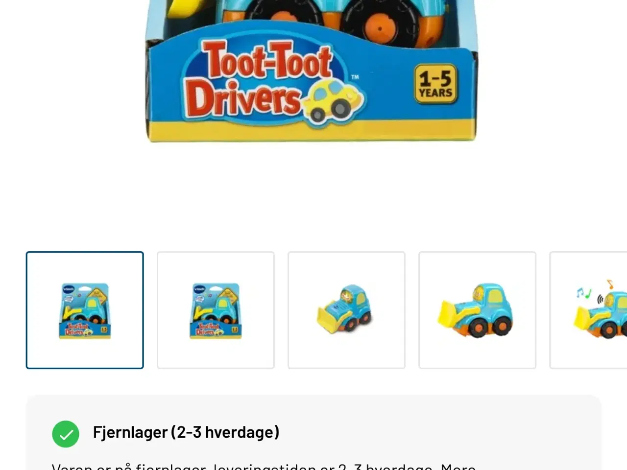 Billede 4 - Vtech parkeringshus + 4 ekstra biler