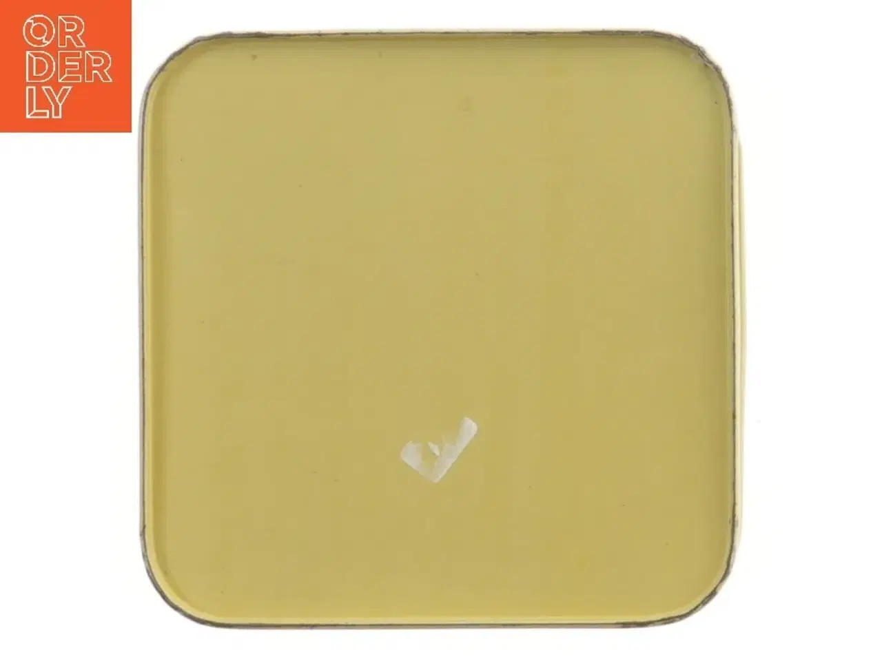 Billede 4 - Metal tin med fugle (str. 15x15x10 cm)