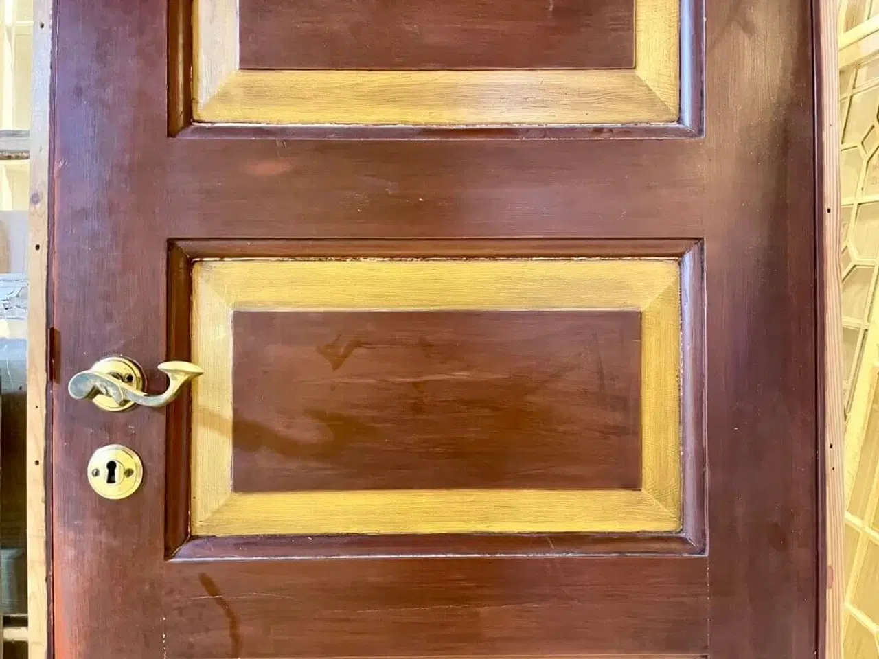 Billede 4 - Smal fyldningsdør i empire-stil m. karm