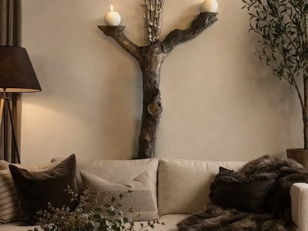 Billede 1 - Væg Lysestage