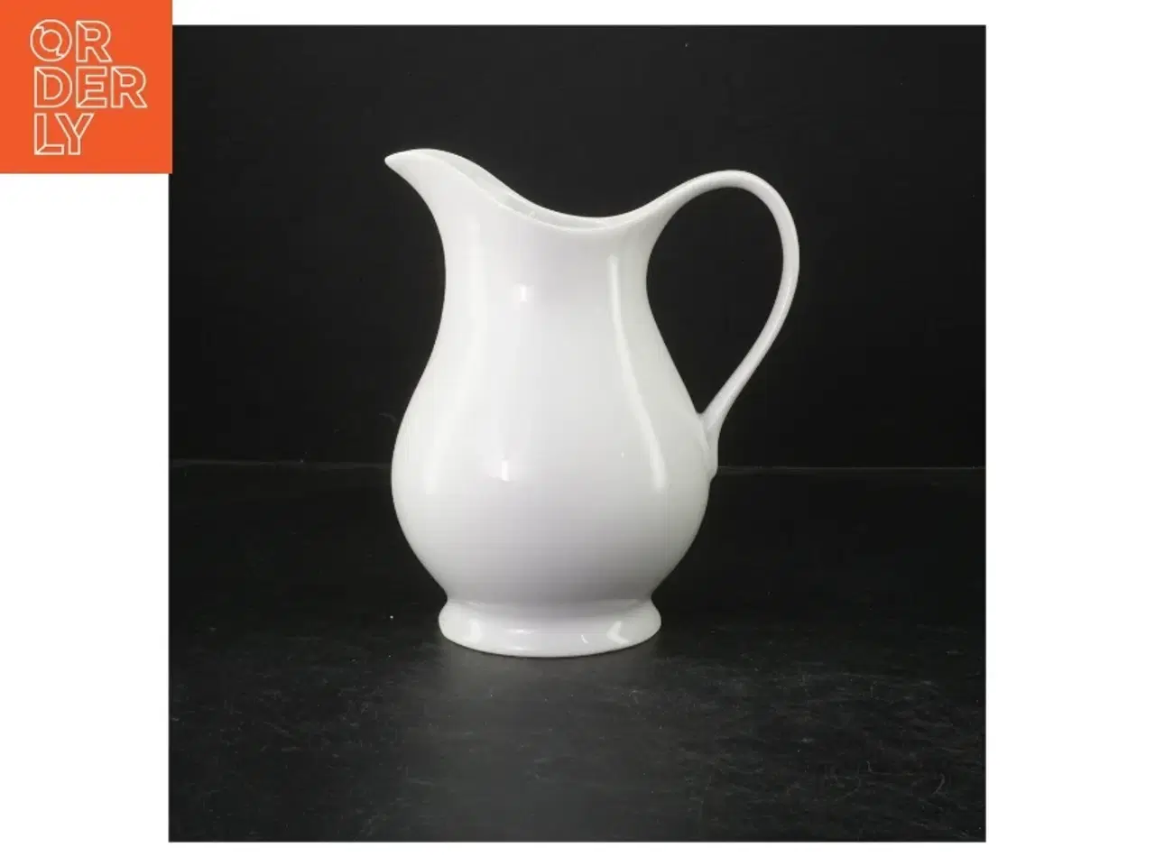 Billede 1 - Hvid kande 19 cm fra Atelier (str. 19 cm)