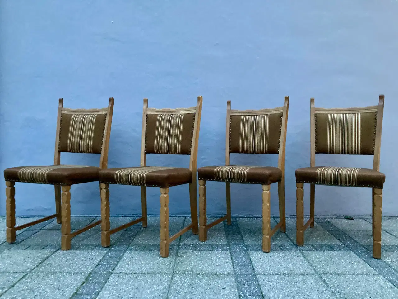 Billede 7 - 4 stole Eg fra 70’erne. Dansk møbelsnedker 