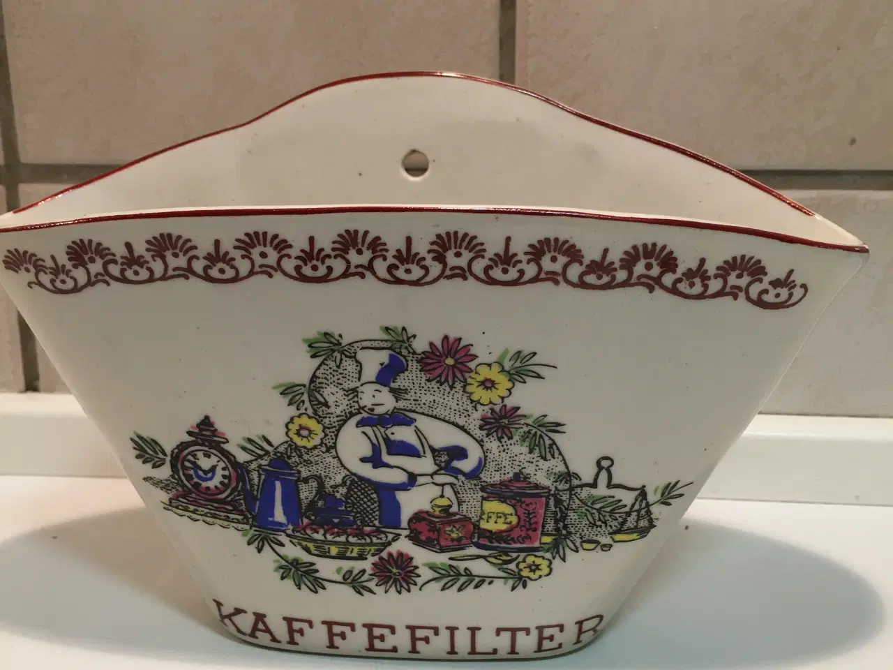 Billede 1 - AKSINI kaffefilter holder, RETRO