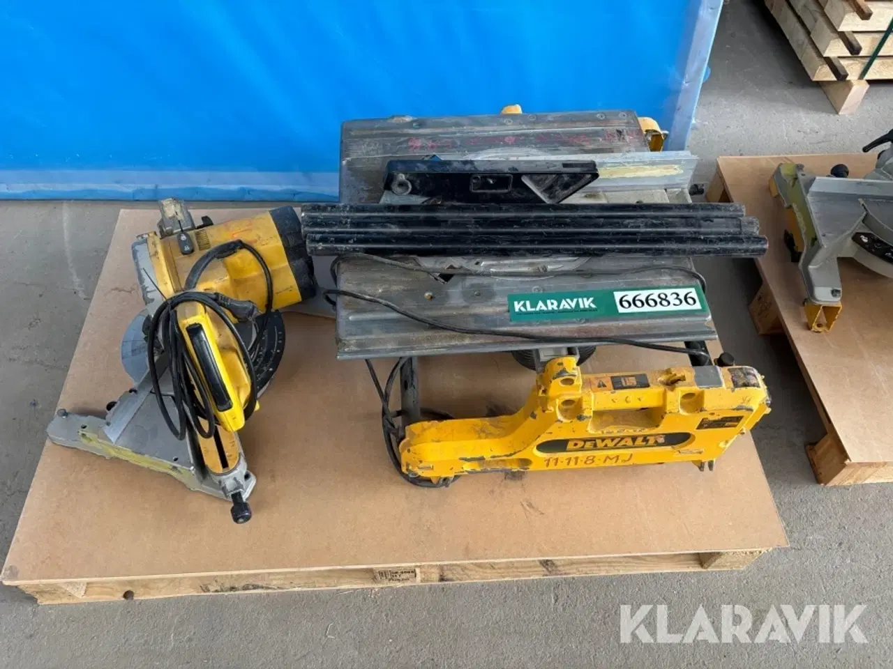 Billede 2 - Bordrundsav + kapsav Dewalt DW743 + DW707