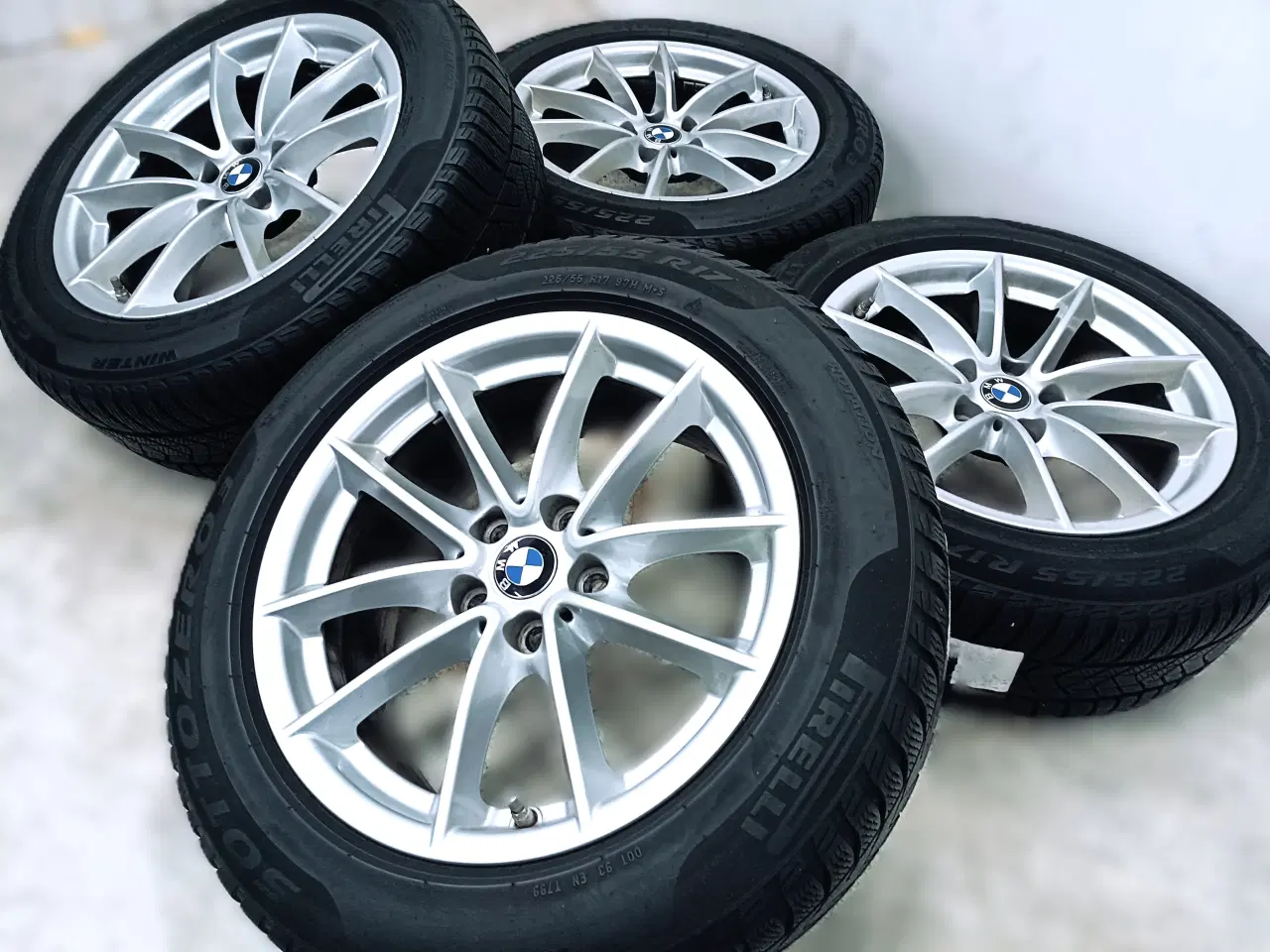 Billede 2 - 5x112 17" ET27 nav 66,6ø BMW vintersæt inkl.TPMS