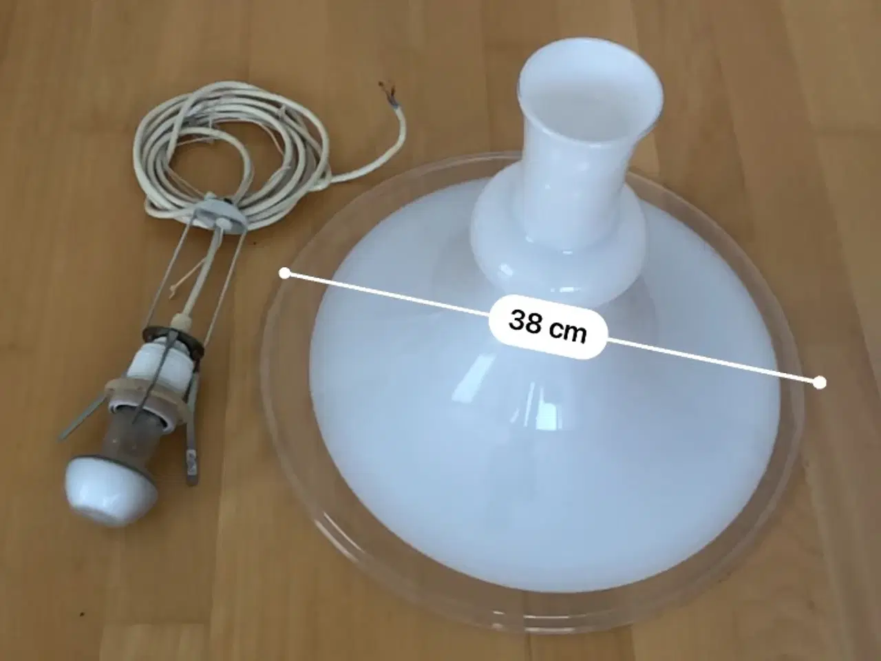 Billede 1 - Holmegård pendel Etude, Ø 38 cm,  meget pæn stand