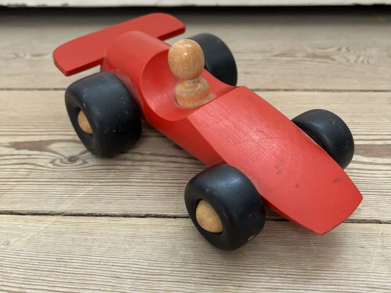 Billede 1 - Vintage Ikea træ racerbil 