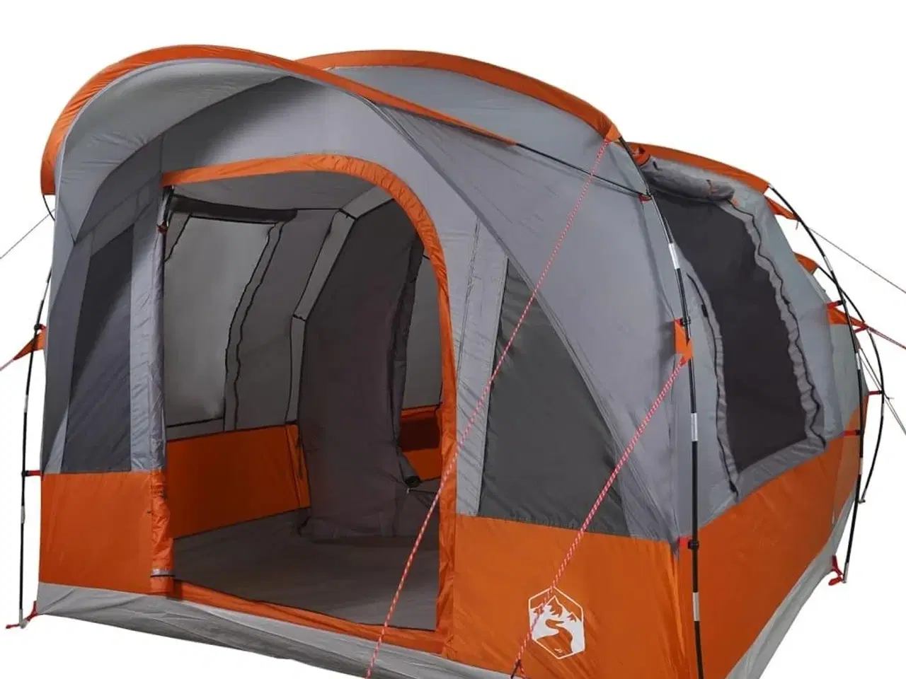 Billede 5 - 3-personers campingtelt vandafvisende grå og orange