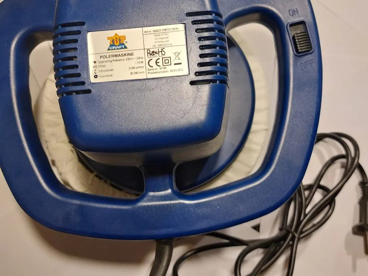 Billede 1 - POLERMASKINE NY OG UBRUGT