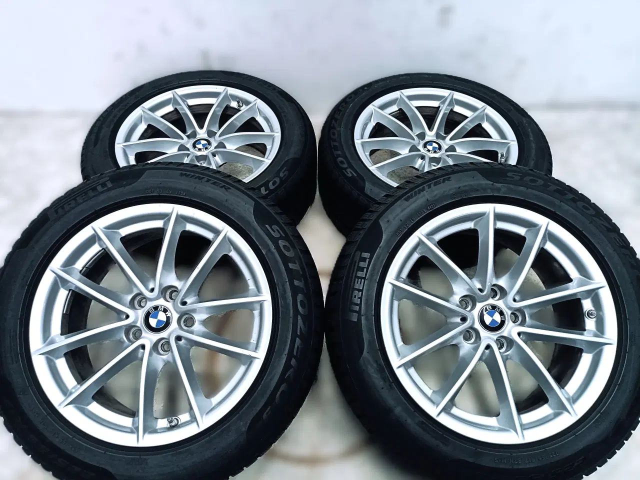 Billede 3 - 5x112 17" ET27 nav 66,6ø BMW vintersæt inkl.TPMS