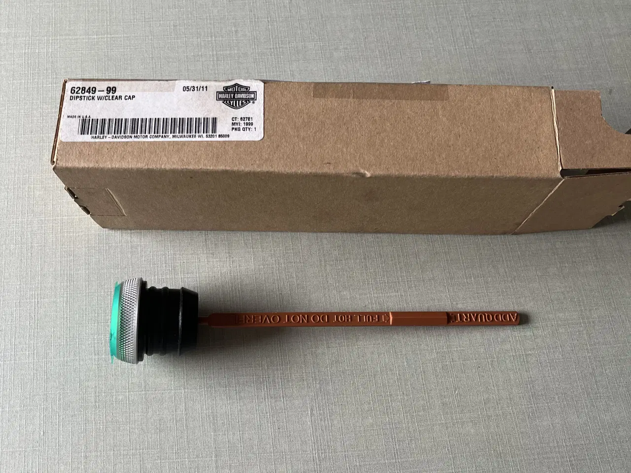 Billede 6 - Oliepind til H-D touring 