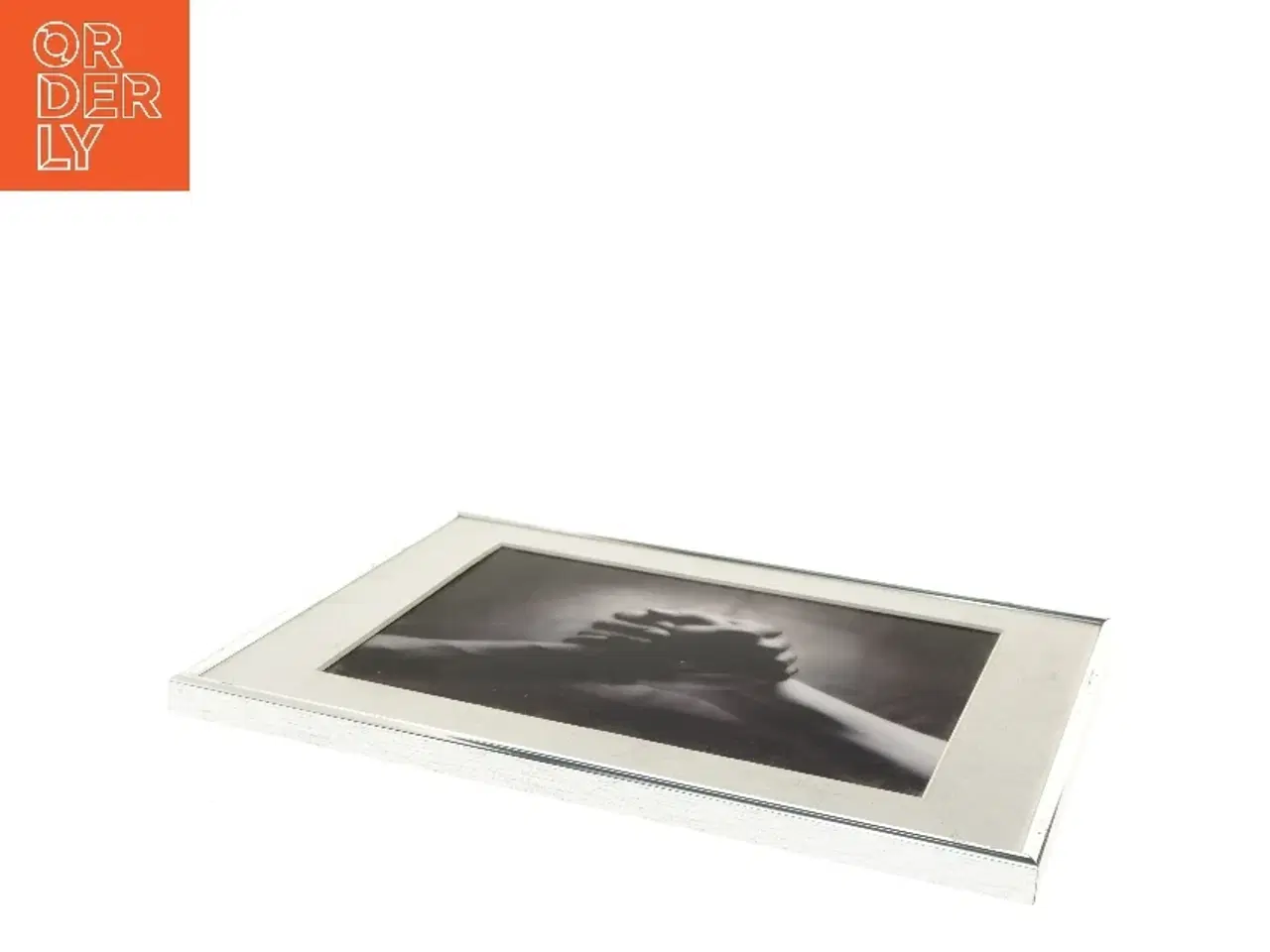 Billede 4 - Foto kunst med håndtryk i ramme (str. 29,5x40 cm)