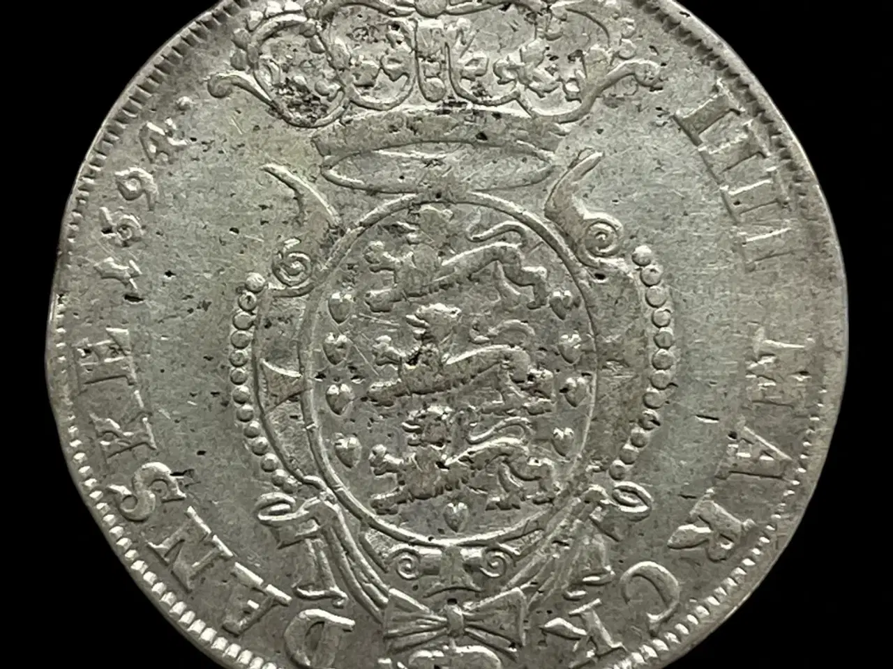Billede 1 - 1 Kr 1694 Glückstadt