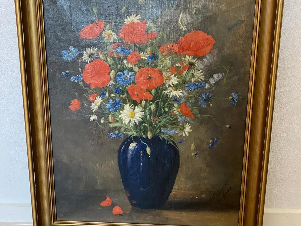 Billede 1 - Oliemaleri, M. Chr. Jørgensen, Foergard