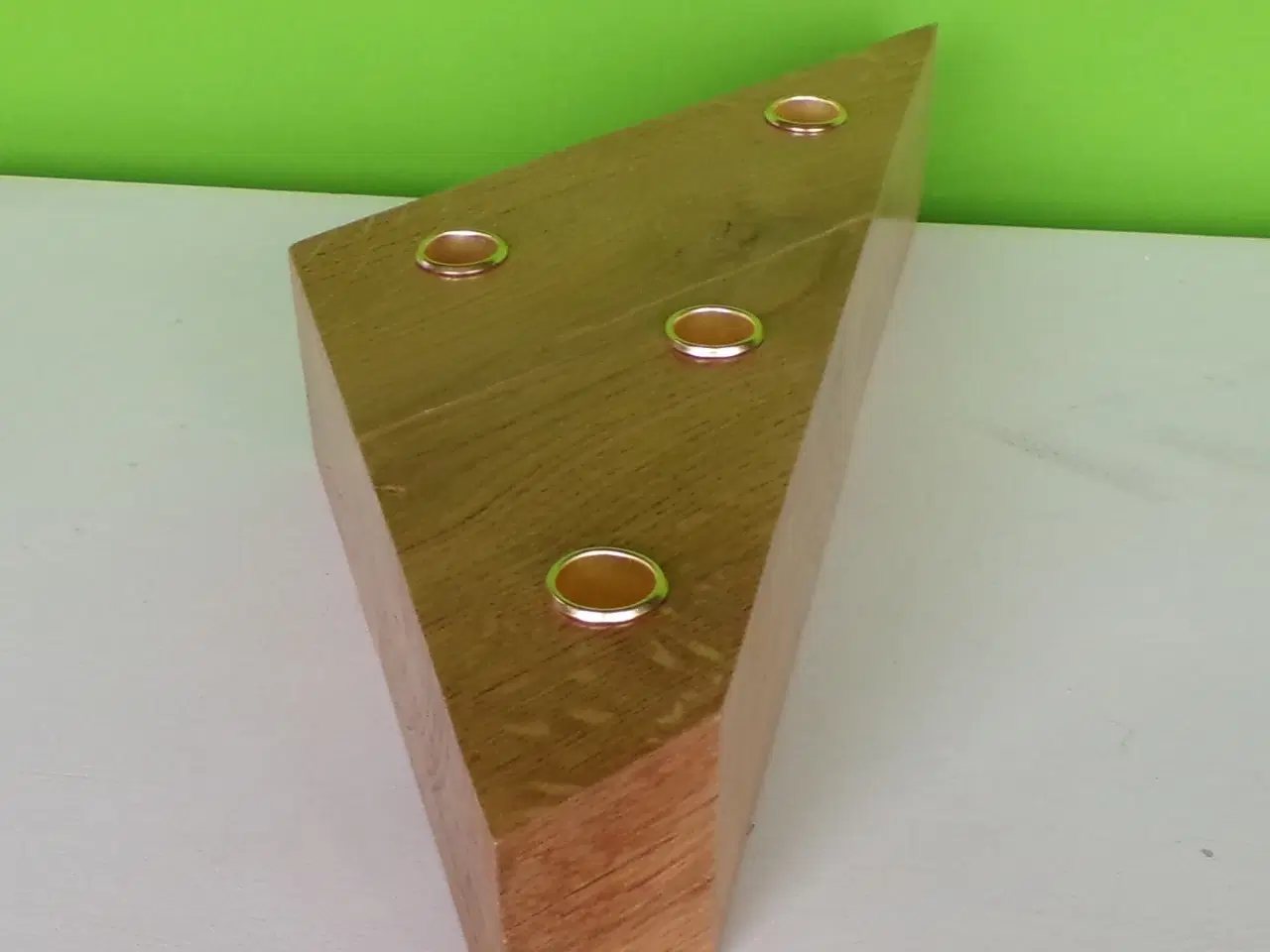 Billede 9 - Lysestage i egetræ