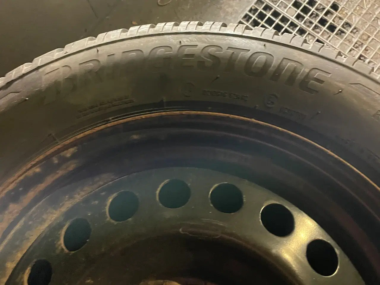 Billede 3 - Stålfælge med vinterdæk