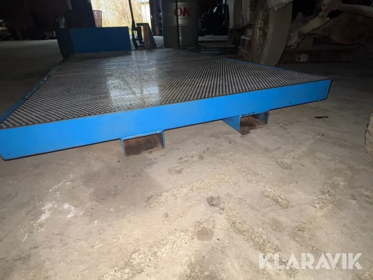 Billede 9 - Spildolie bakke til 8 olietønder