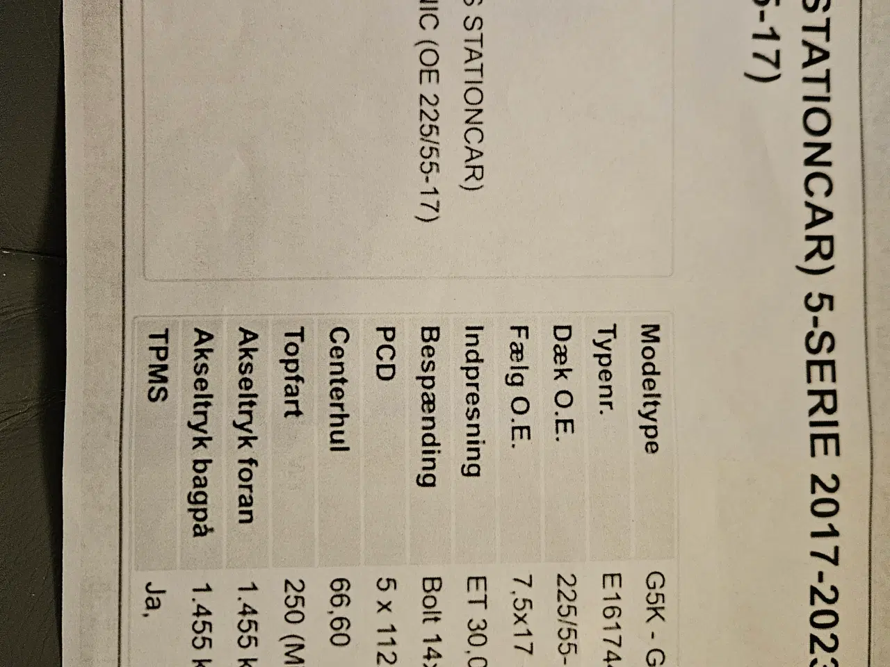 Billede 4 - Alufælge med vinterdæk. Org. BMW