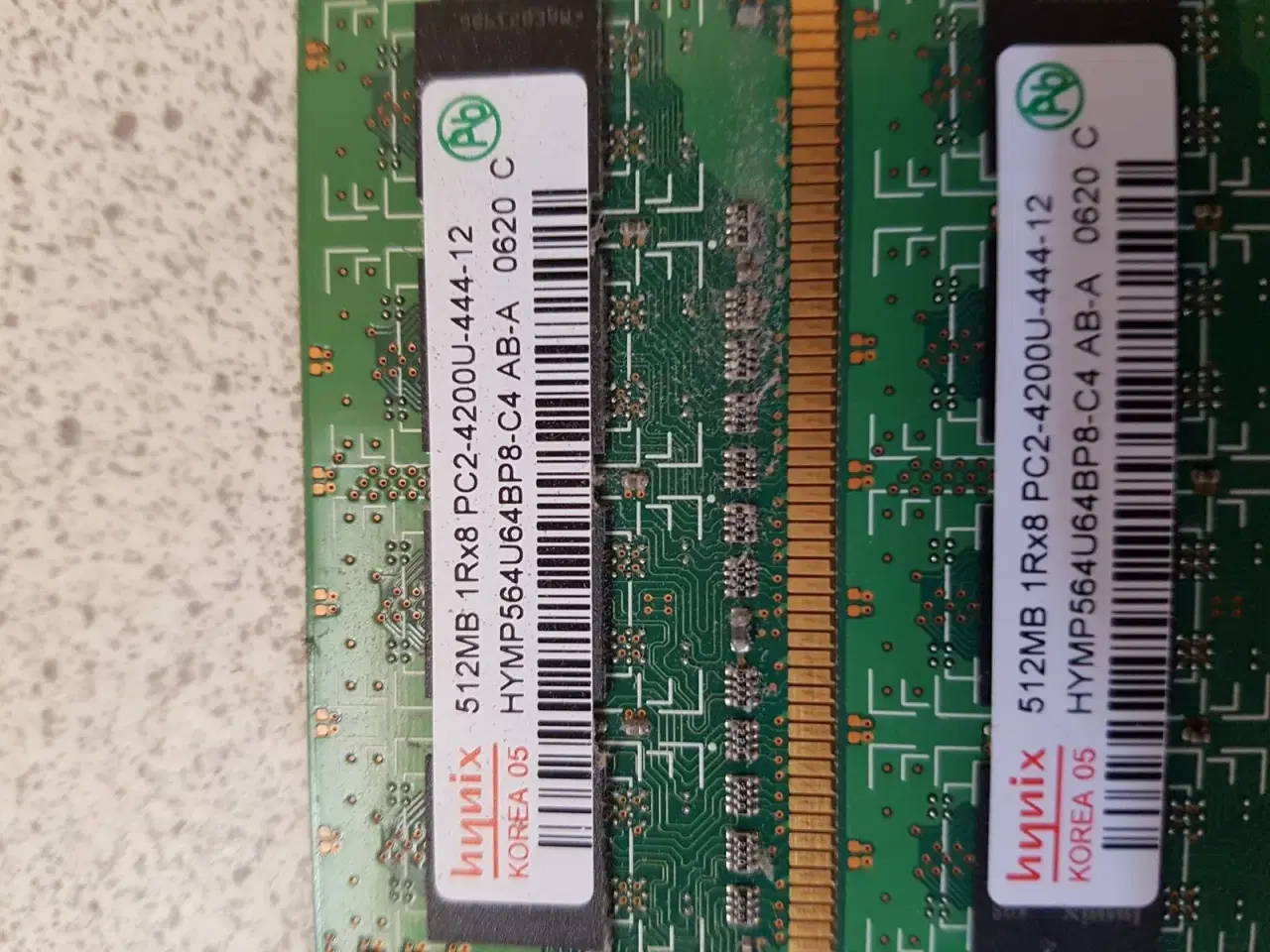 Billede 1 - 4x512mb ram ddr2 til stationær pc.