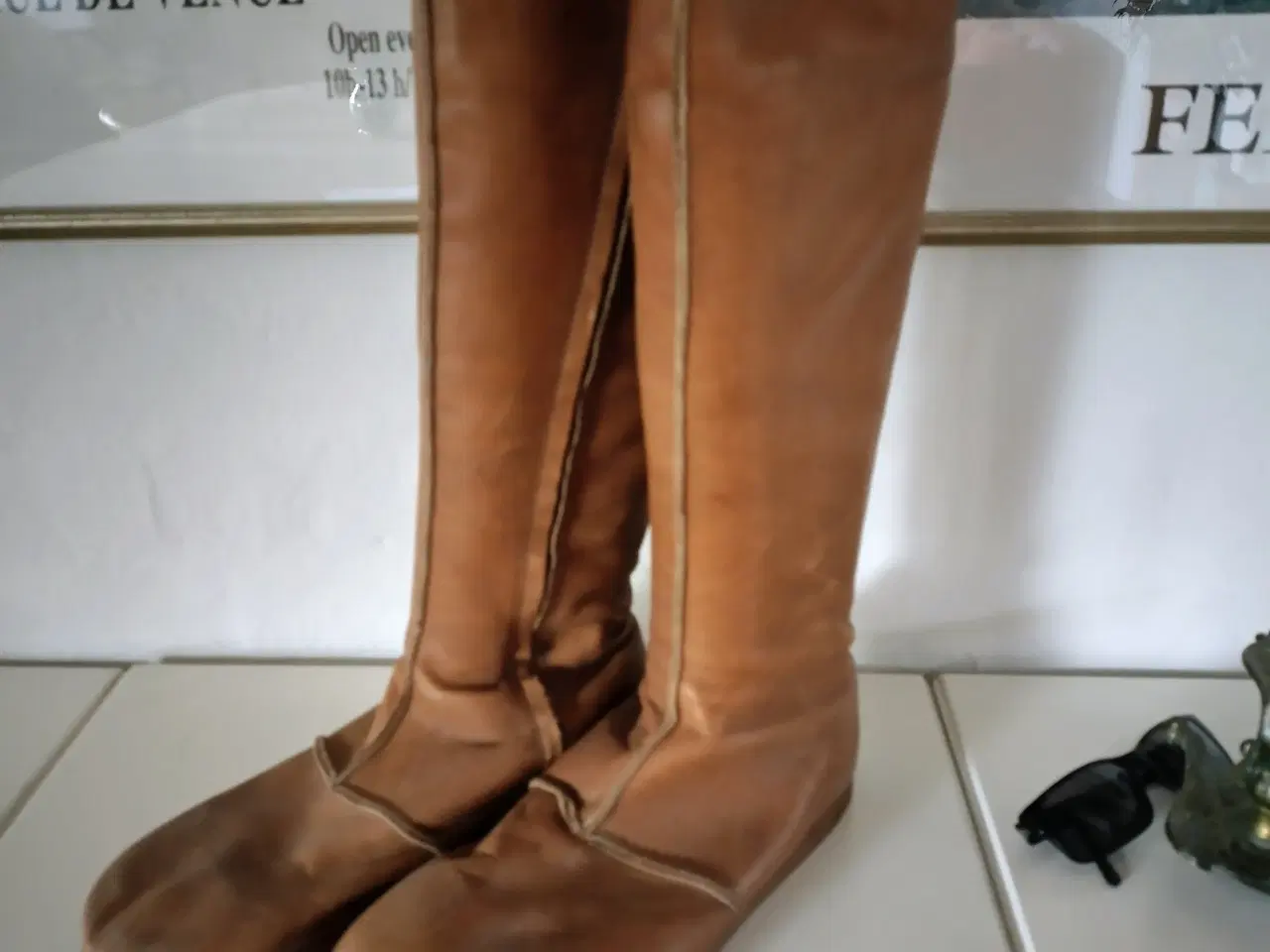 Billede 3 - Kalsø Støvler med minus hæl, str 42