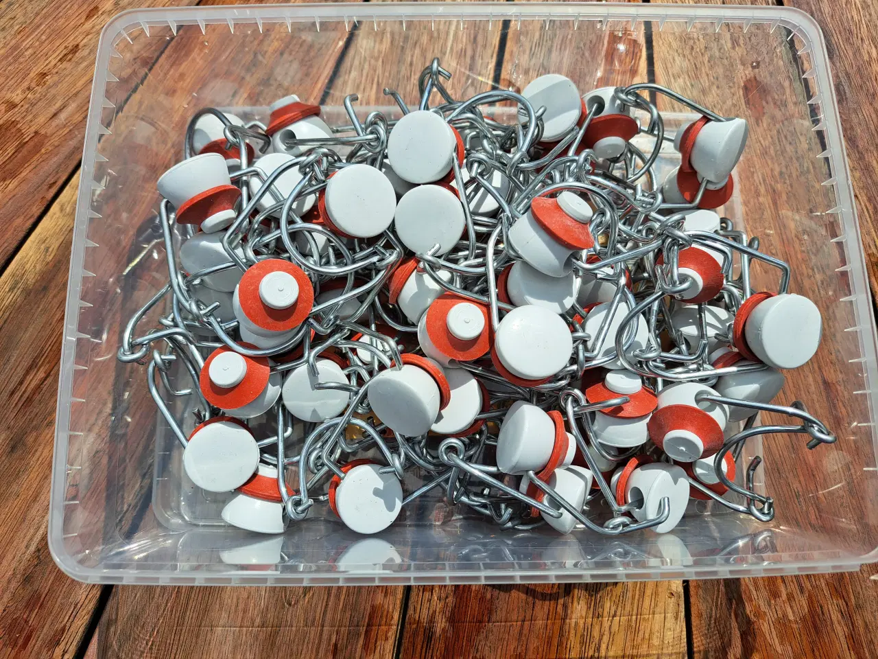 Billede 1 - Patentpropper hård plast 30 stk.