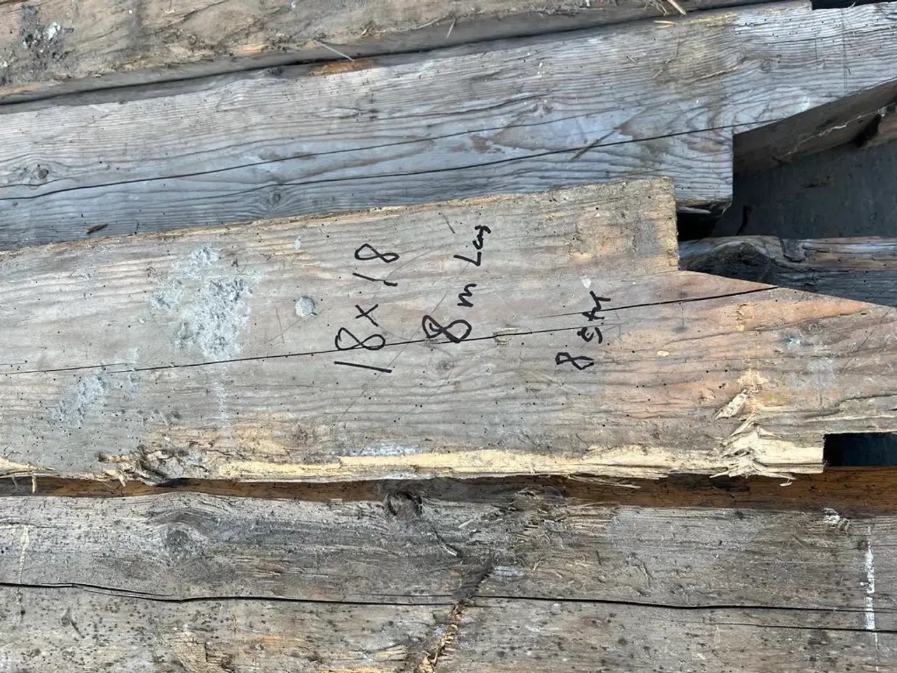 Billede 5 - Tømmer/Store træbjælker
