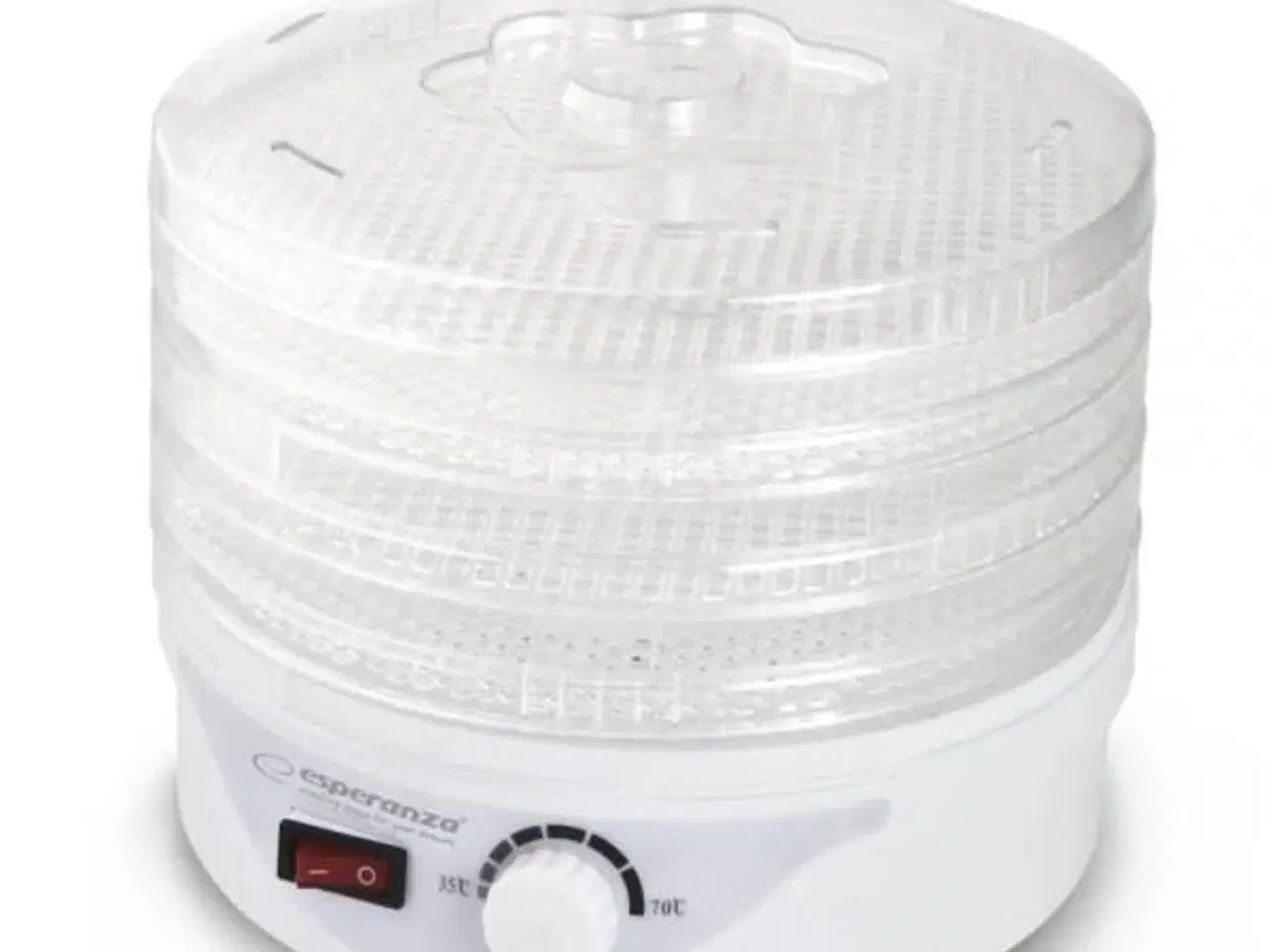 Billede 2 - Fødevaredeshydrator - Esperanza EKD003, transparent/hvid, 250 W