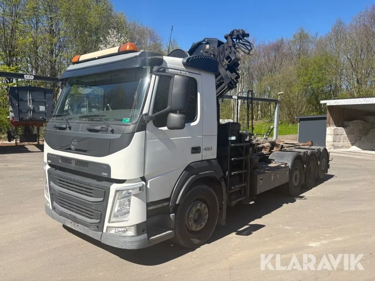 Billede 1 - Lastbil Volvo FM-460 med HIAB kran & 21 tons kroghejs 8x2