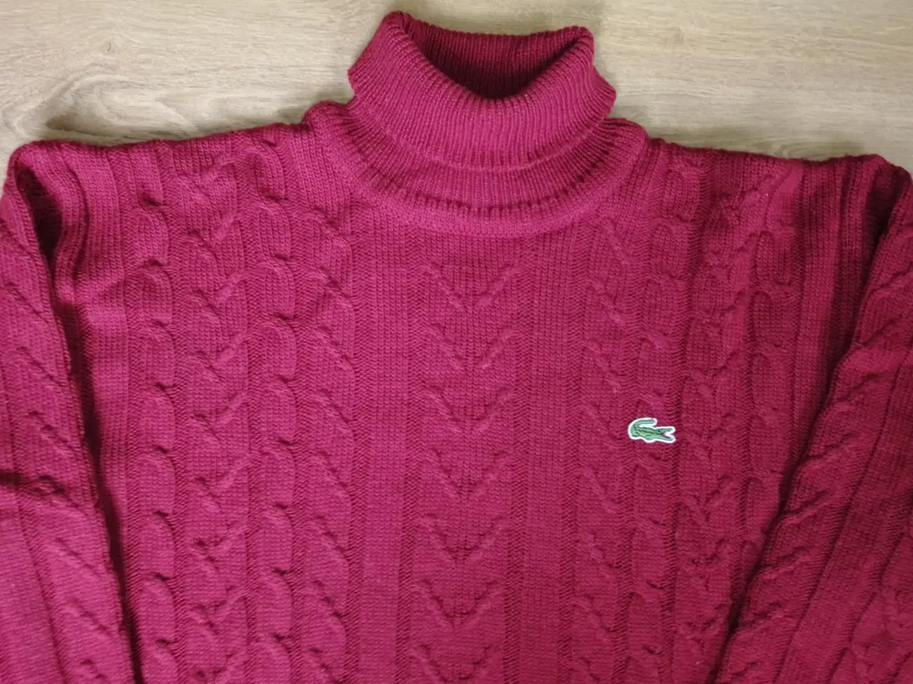 Billede 1 - LACOSTE RULLEKRAVE KABEL STRIK, FLOT STAND, XL