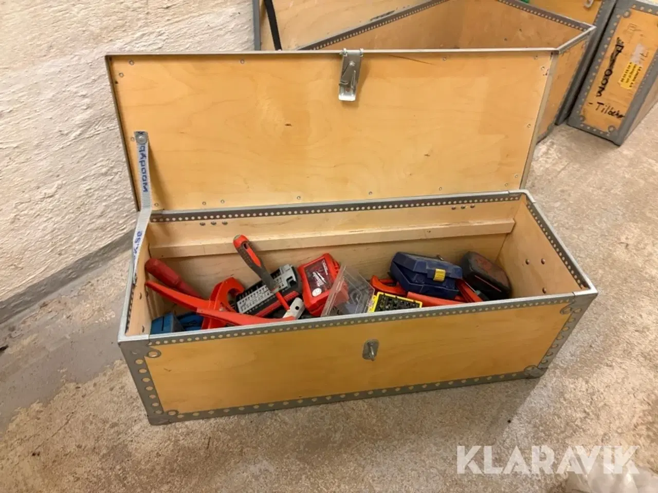 Billede 2 - Kasser med værktøj - 2 styk